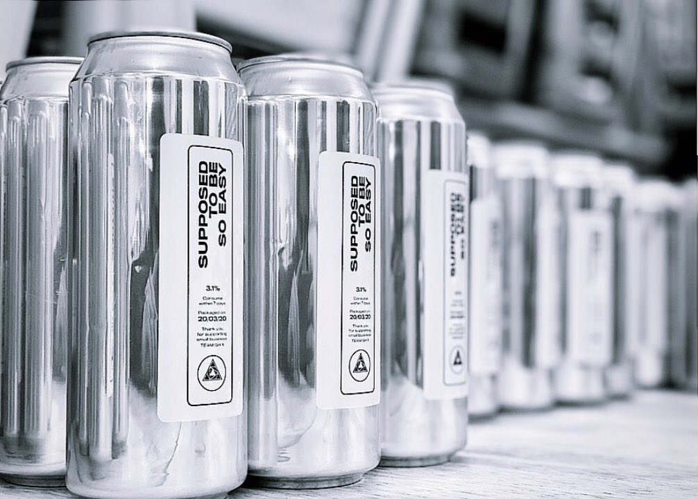 GlassHouse crowler beer cans